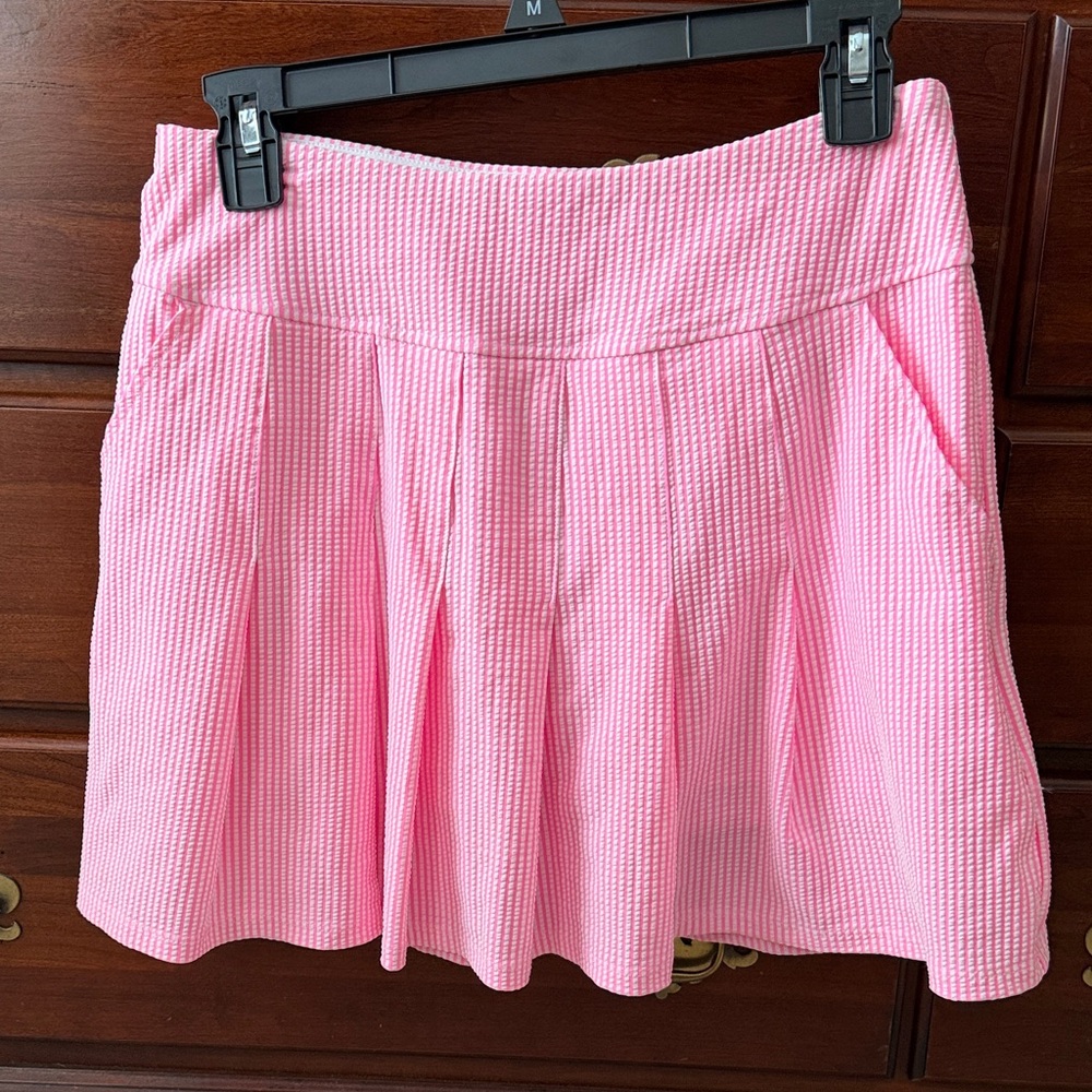 Lily Pulitzer Luxletic Seersucker Athletic Skirt